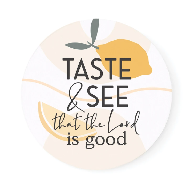 Paper Coaster Set - Taste and See